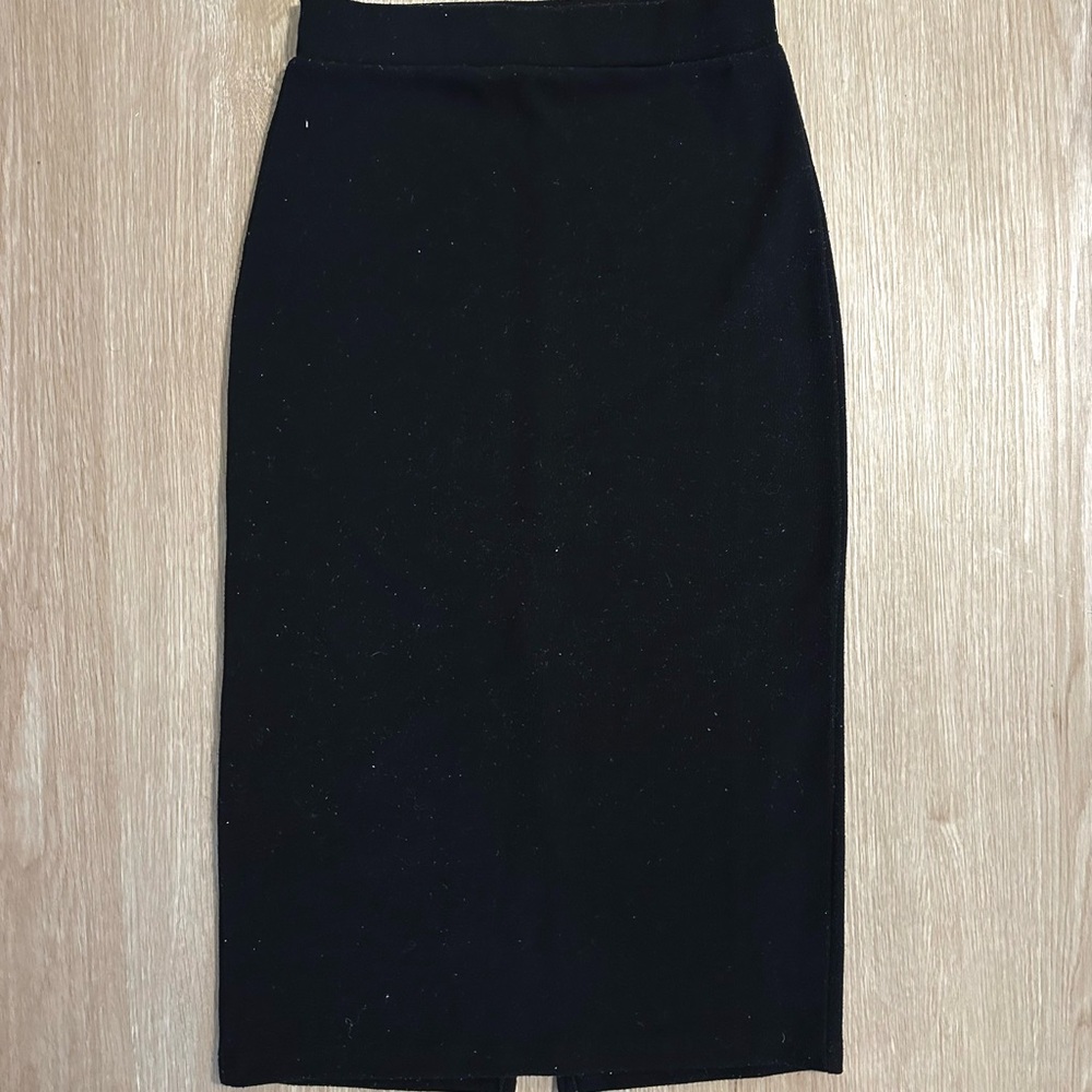 Black Pencil Skirt from Korea